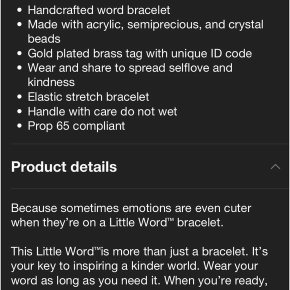 Little Words Project Moon & Back Beaded
Bracelet - Blue Crush Gold NWT - Picture 7 of 8